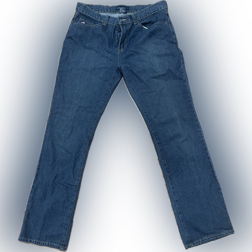 Men's Bootcut Jeans in Deep Blue